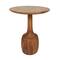 Brown Mango Wood Handmade Accent Table with Elevated Bases Set